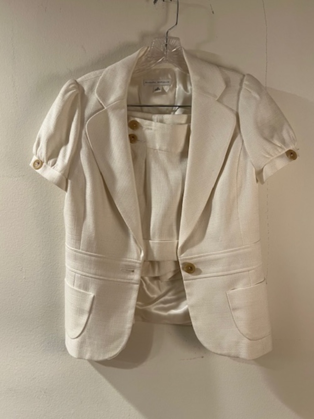 Banana Republic Short-Sleeve Blazer & Shorts Set (2000s)